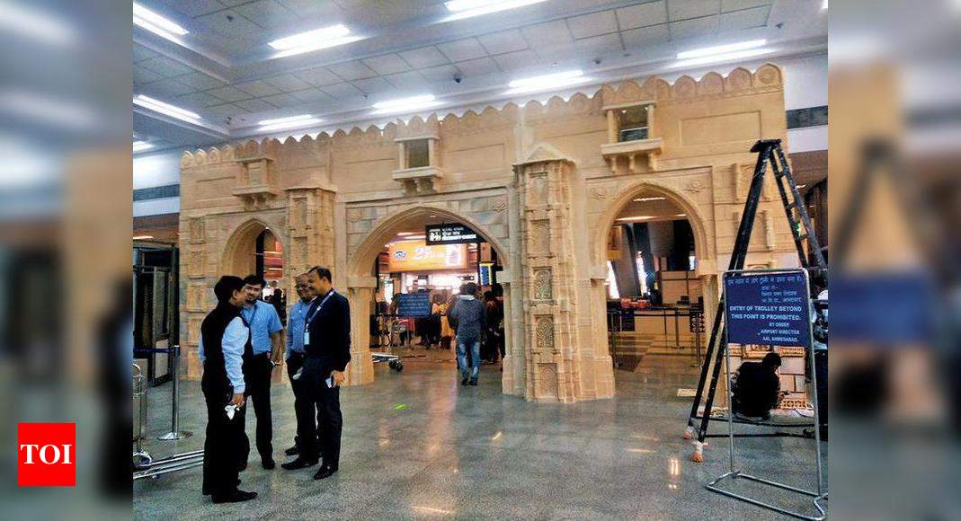 Ahmedabad airport gets a facelift ahead of Vibrant Summit Ahmedabad