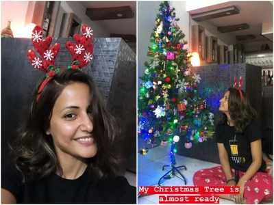 Kasautii Zindagi Kay's Hina Khan aka Komolika gears up to celebrate Christmas