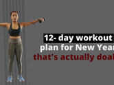 12- day workout plan for New Year that's actually doable