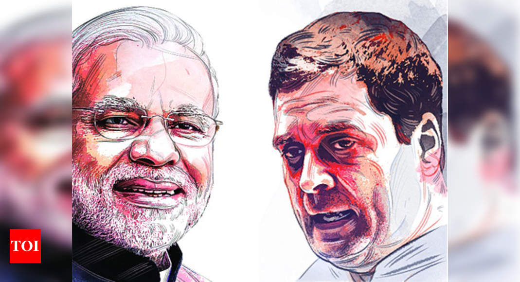 How Rahul Gandhi Beat Narendra Modi In The Social Media Battle India News Times Of India