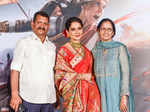 Asha Ranaut, Amardeep Ranaut and Kangana Ranaut 