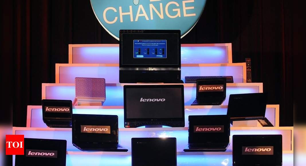 Lenovo bags contract to supply free laptops to 15 lakh students - Times of India