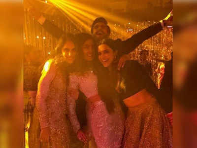 Ranveer Singh and Deepika Padukone completely overjoyed at Priyanka Chopra and Nick Jonas's reception