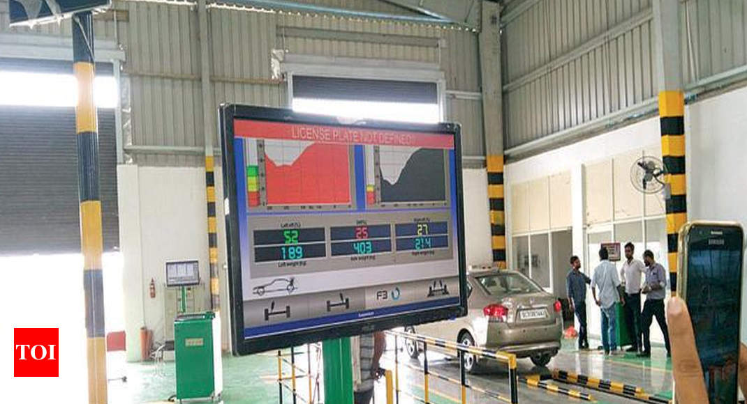 Vehicletesting centre’s rebirth on course in Delhi Delhi News