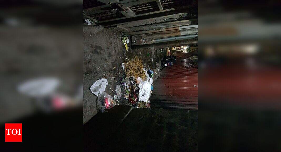 garbage not picked up since one week. Times of India