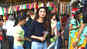 Daisy Shah pays a visit to Mount Mary Church on Christmas Day