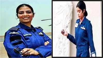Leaked! First look of Janhvi Kapoor as India's first female combat aviator Gunjan Saxena
