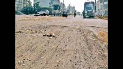 Municipal council in slumber over Zirakpur potholes