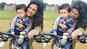 After horses, Taimur Ali Khan is riding a bicycle in London