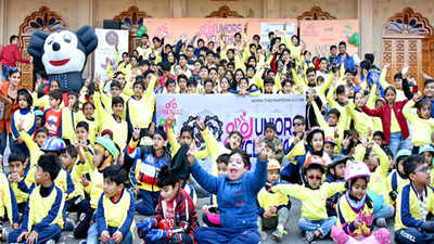 Jaipur children enthusiastically participate in Junior Cyclothon