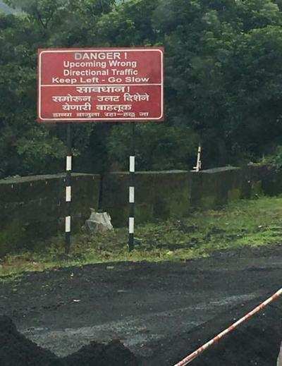 A sign board warning about Law breakers