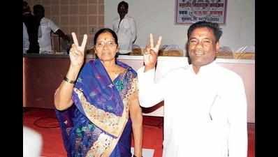 BJP wins mayoral polls with NCP aid