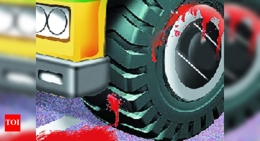 Garbage truck runs over man Chennai News Times of India