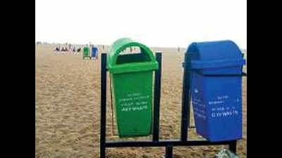 Marina gets blue, green bins