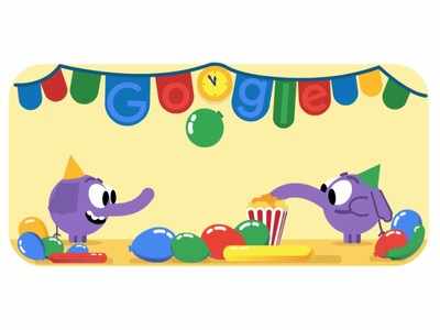 Google creates doodle in celebration of New Year's Eve