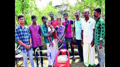 Youth raises Gaja relief fund by polishing students’ shoes, distributes it to villagers