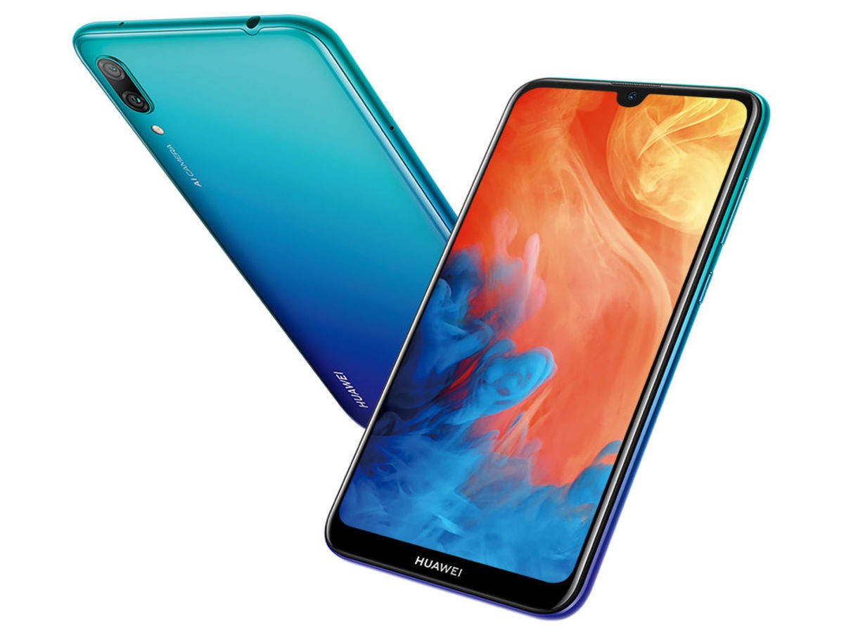 Huawei Y7 Pro 19 With Ai Dual Camera 4000 Mah Battery Launched Times Of India