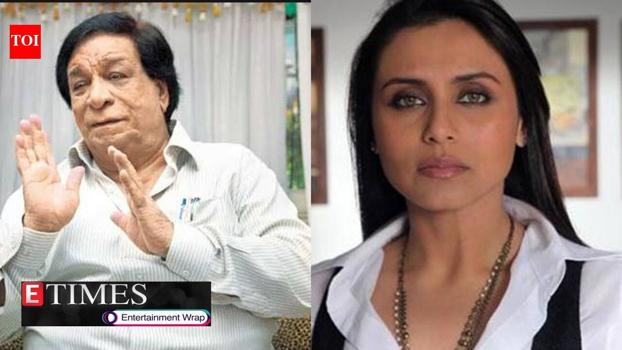 Son dismisses Kader Khan's death rumours; Rani trolled for her opinions ...