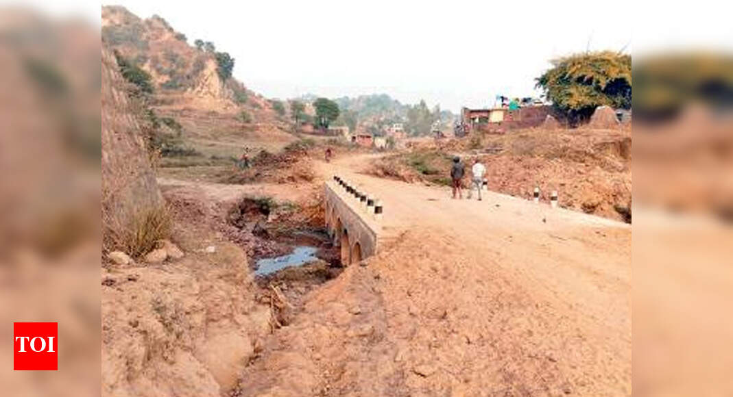 Mohali’s fossil village finally gets bridge Chandigarh News Times of India