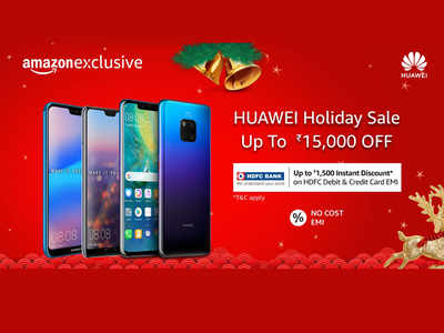 Offers and discounts on Huawei Nova 3i, Huawei P20 Pro, Huawei P20 Lite and more on Amazon