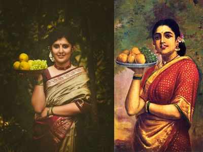 ravi varma paintings recreated