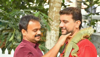 Ramesh Pisharody and his 'thatha' moment!