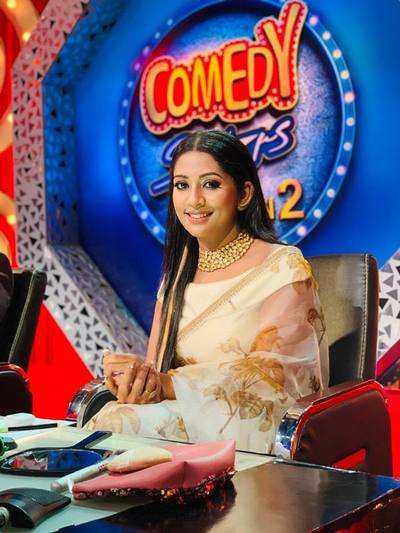 Navya Nair enjoys her time on Comedy Stars