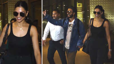 Photos: Newlyweds Ranveer Singh and Deepika Padukone are back from ...