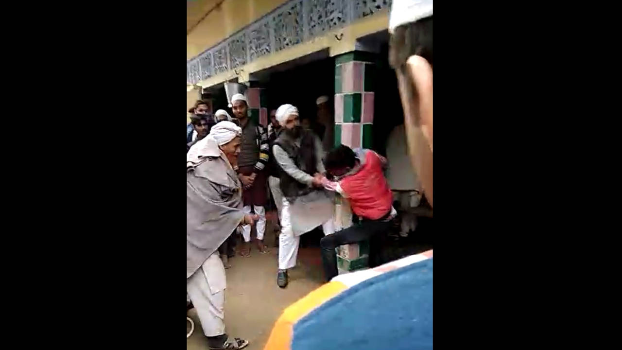 Woman publicly flogged by husband on panchayat's orders for