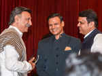 Suresh Oberoi, Vivek Oberoi and Devendra Fadnavis