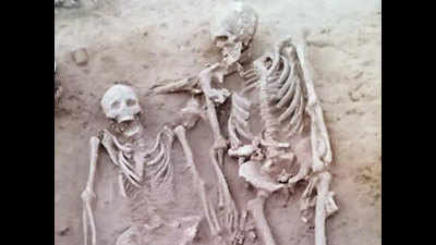 In a first, ancient couple found in Harappan grave
