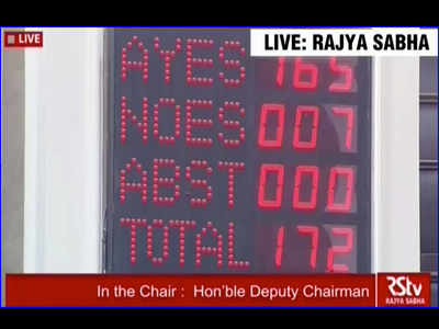 Rajya Sabha passes historic Quota Bill