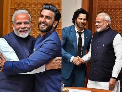 Ranveer Singh, Varun Dhawan, Karan Johar and other Bollywood celebs share photos of their meet with PM Narendra Modi