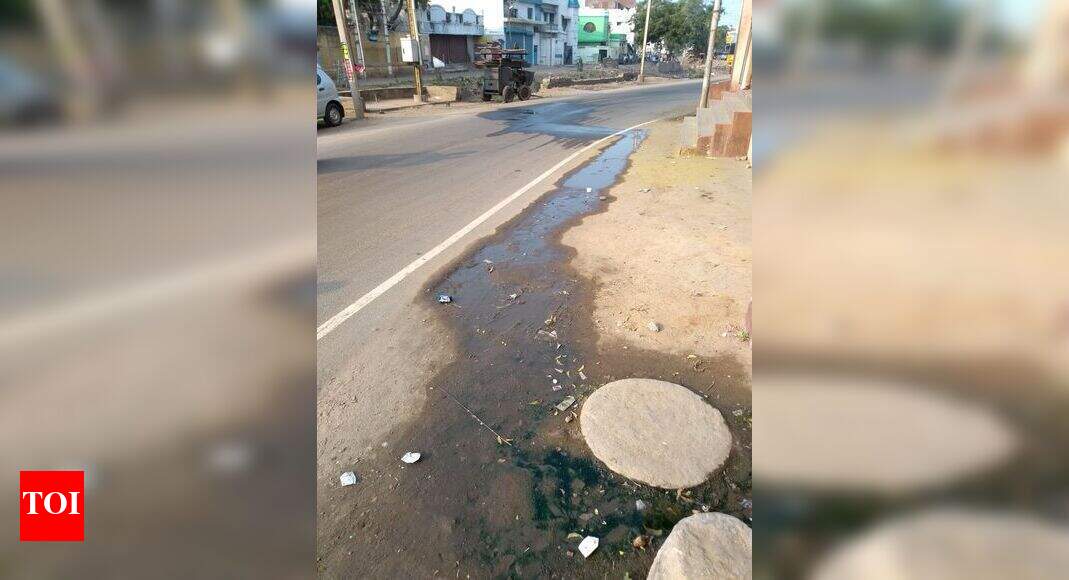 water leaked - Times of India