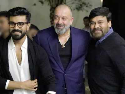 Sanjay Dutt met Chiranjeevi, Ram Charan and the pictures are divine!