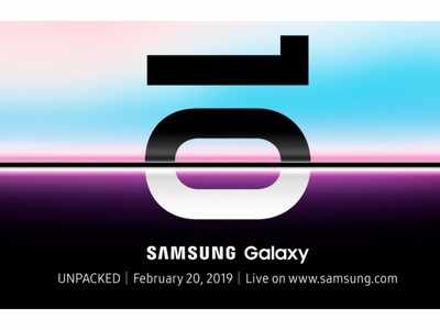 Samsung Galaxy S10 Unpacked 2019 event set for February 20
