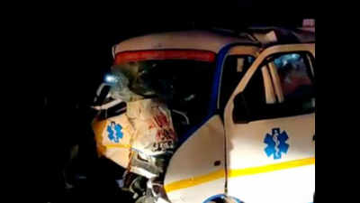 Hyderabad: Four killed, 4 injured as car rams into ambulance