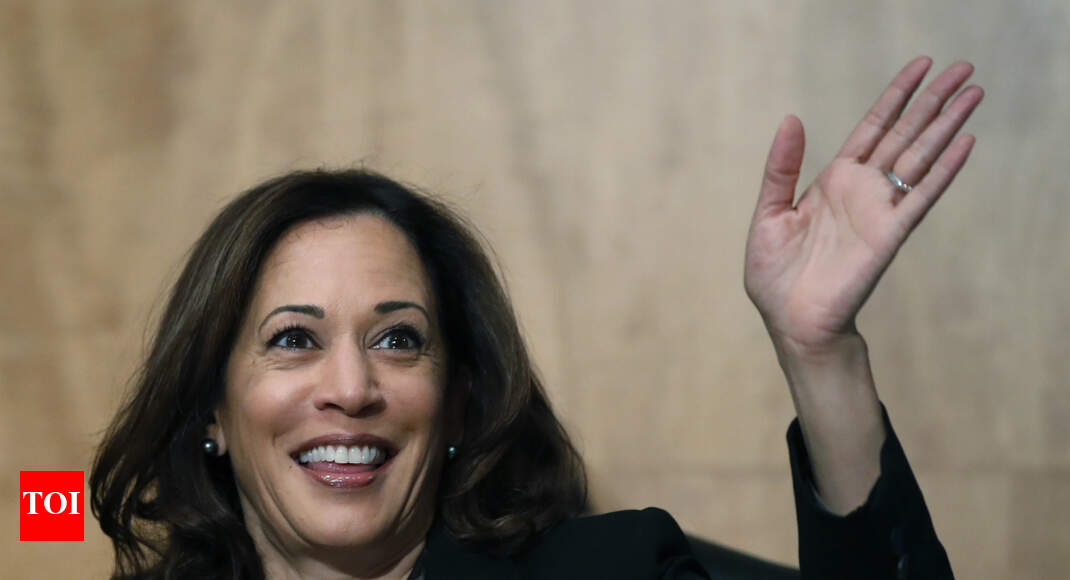 Kamala Harris says inspired by her super hero Indian-American mother - Times of India