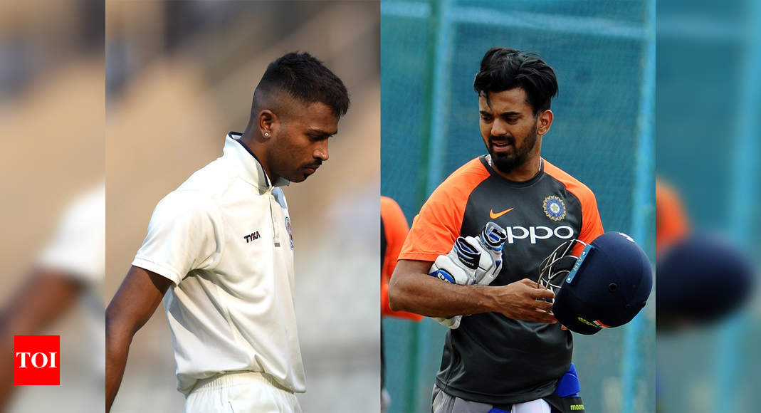 Hardik Pandya Kl Rahul Suspended Pending Inquiry To Be Issued Fresh Show Cause Notices