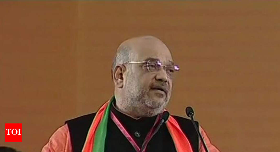 Lok Sabha polls battle of ideologies; opposition has come together merely for power: Amit Shah - Lok Sabha polls battle of ideologies; opposition has come together merely for power: Amit Shah -