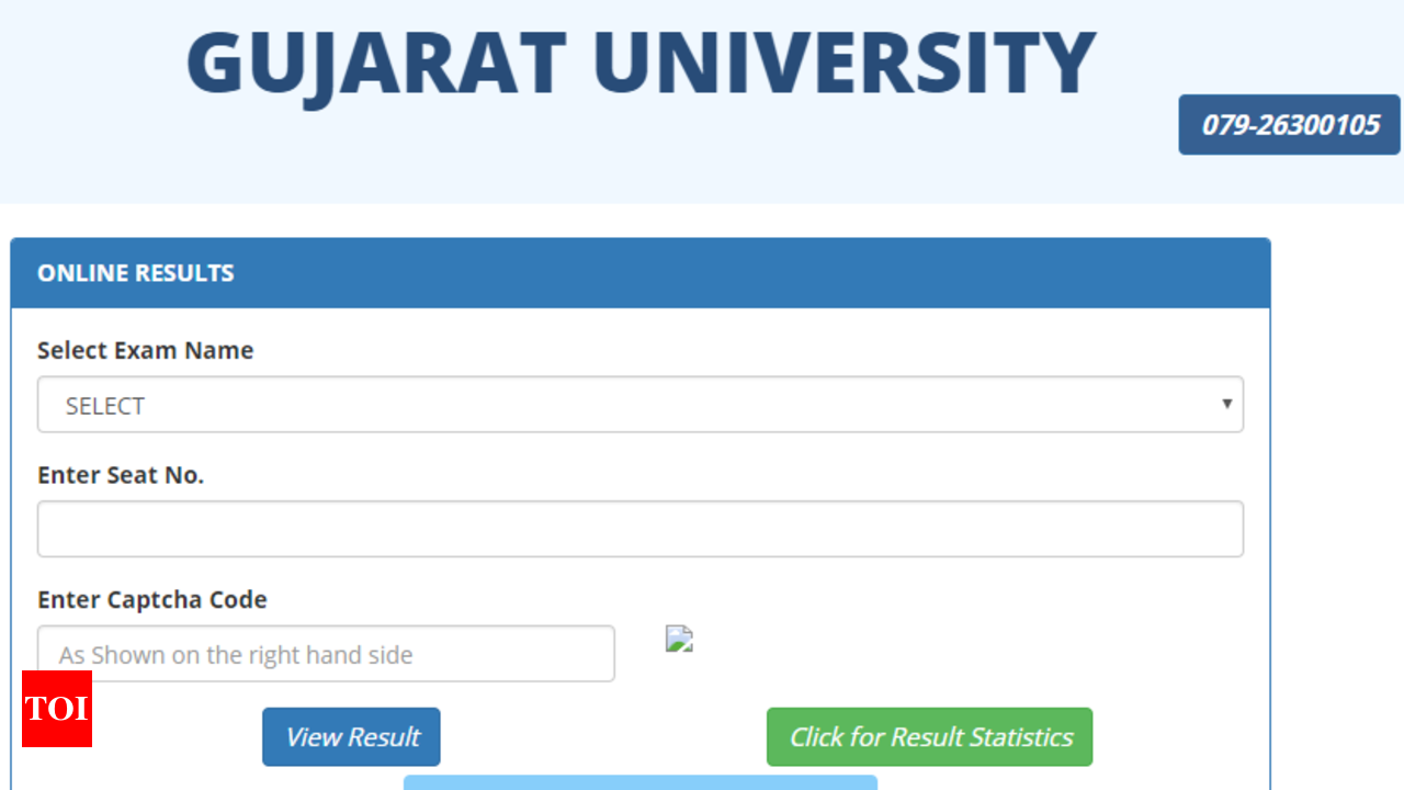 Gujarat University Result 2018 released result.gujaratuniversity