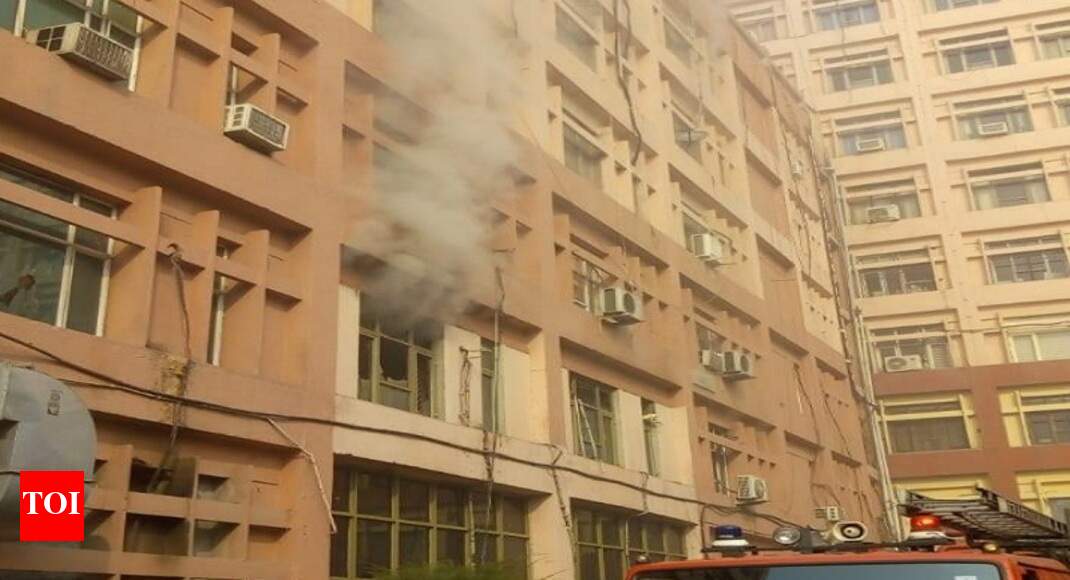 Delhi: Fire breaks out at CGO complex in Pragati Vihar | Delhi News ...