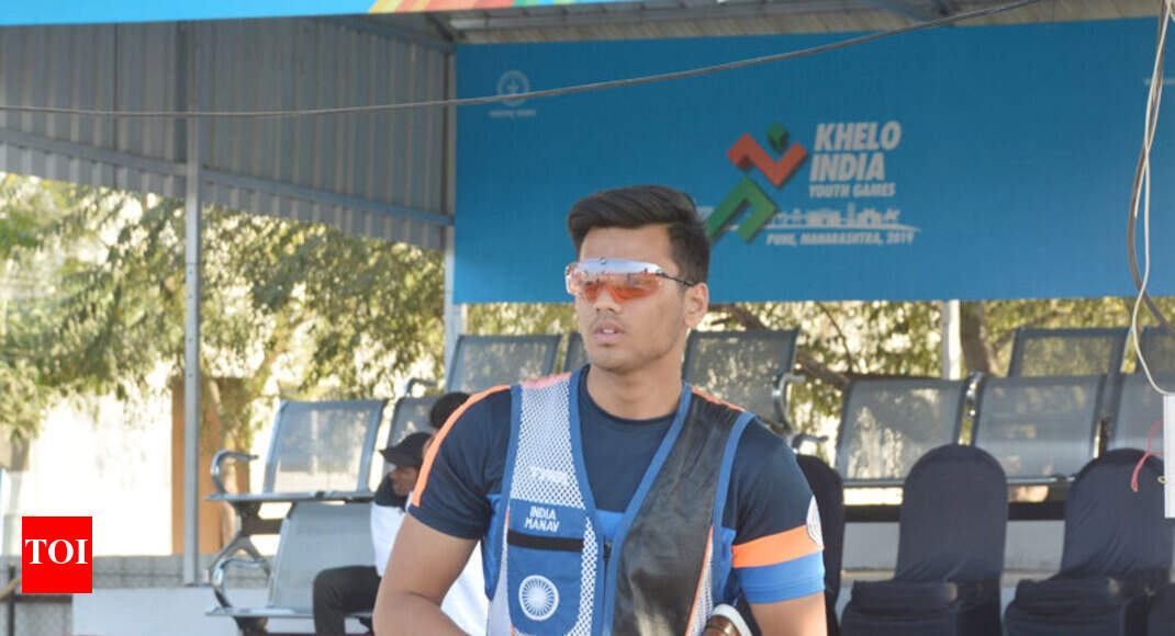 Khelo India: Manavaditya Rathore and Manisha Keer claim trap gold in shooting - Times of India