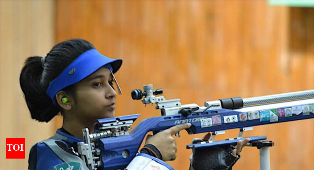 Khelo India: Mehuli Ghosh wins junior 10m air rifle gold - Times of India