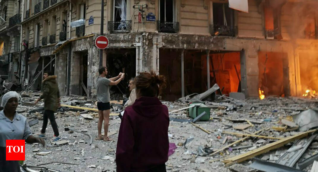 2 firefighters killed in Paris bakery blast; 47 injured - Times of India
