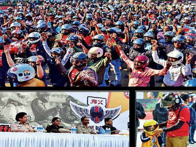 No provision for stricter action against repeat helmetless riders ...