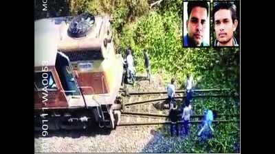 2 youths stop train from running into uprooted tree near Khanapura