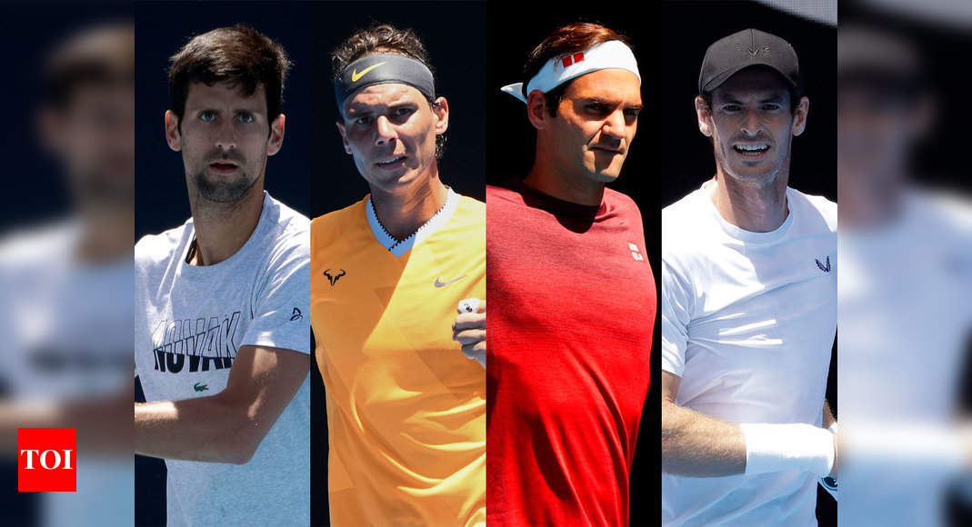 Australian Open: Fab four takes one more shot | Tennis News - Times of ...