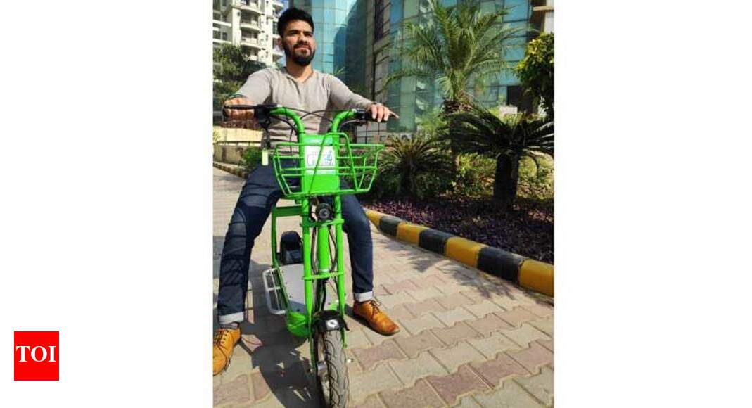 Mobycy launches escooters in Gurgaon Gurgaon News Times of India