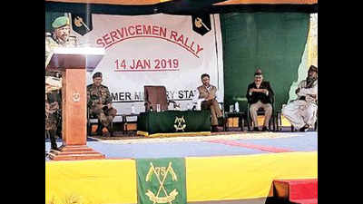 Battle Axe Division organises Army mela, ex-servicemen rally in Jaisalmer